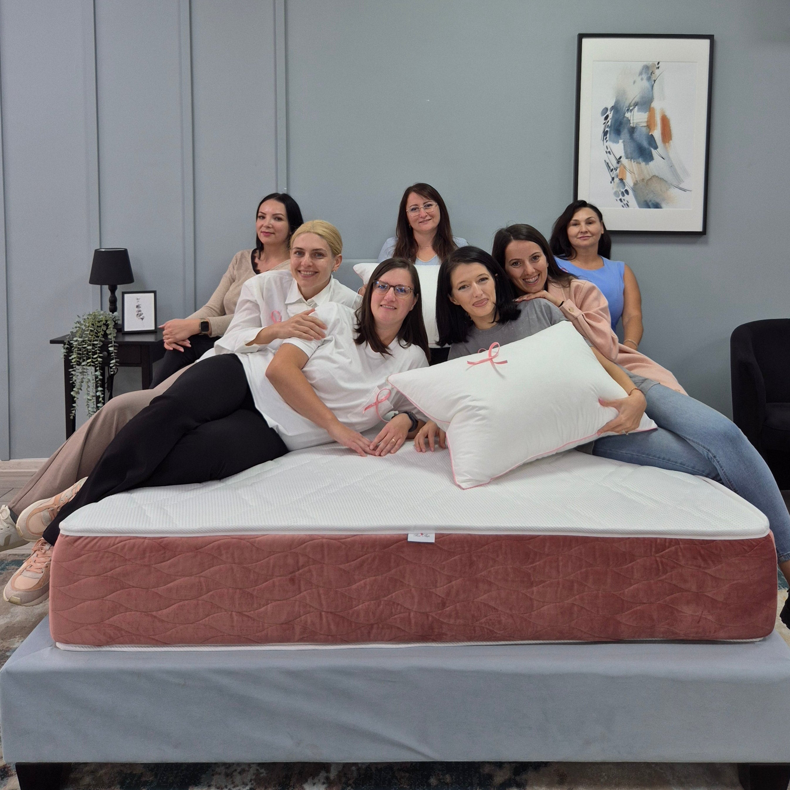 Saltea cu Memorie Best Sleep Pink Hope, 30cm, Spuma Poliuretanica, 5cm spuma Memory