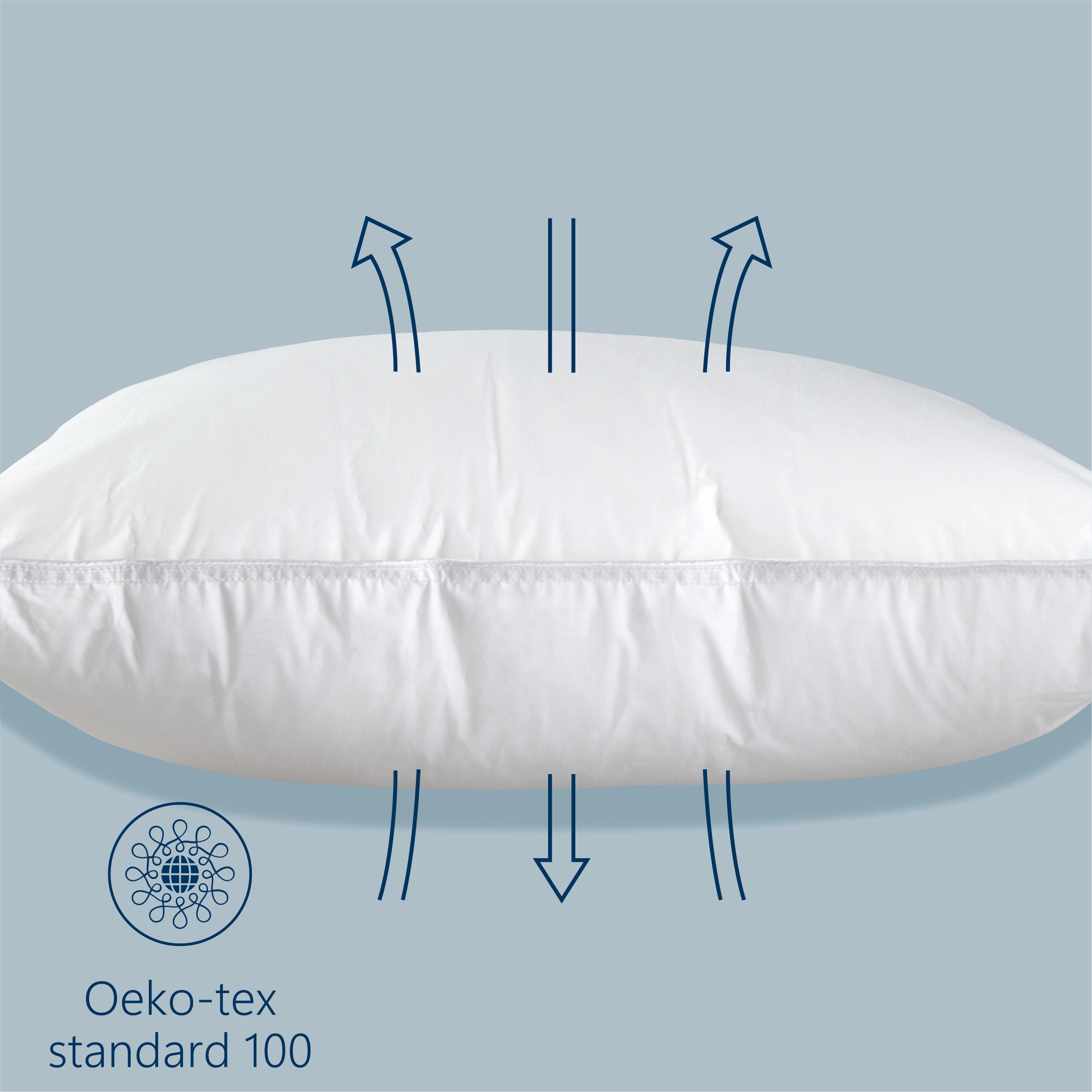 Perna Best Sleep ErgoConf, fibra siliconizata, antialergica