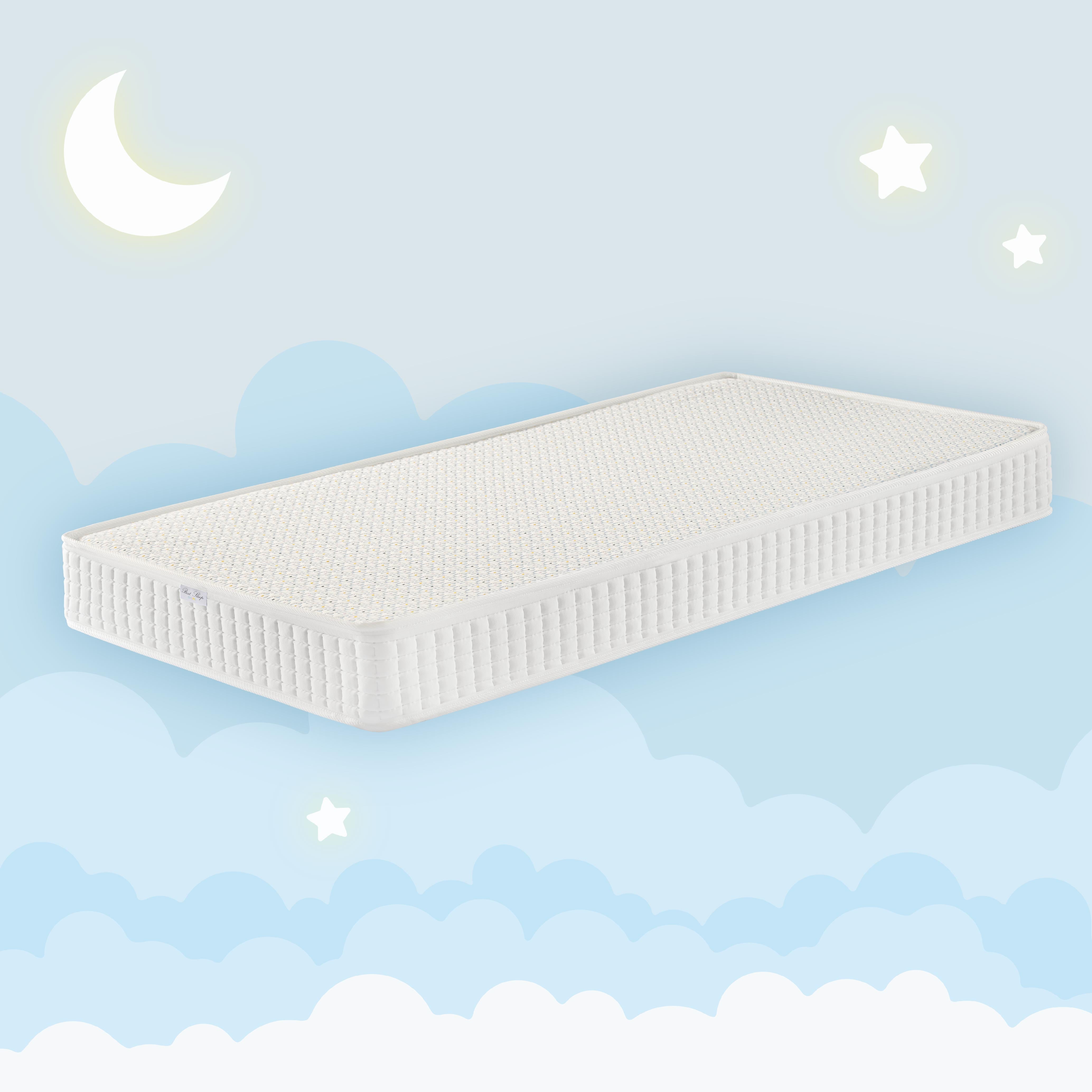 Saltea cu latex, DreamStep Pure Sleep, Spuma poliuretanica, H15 cm husa tricot