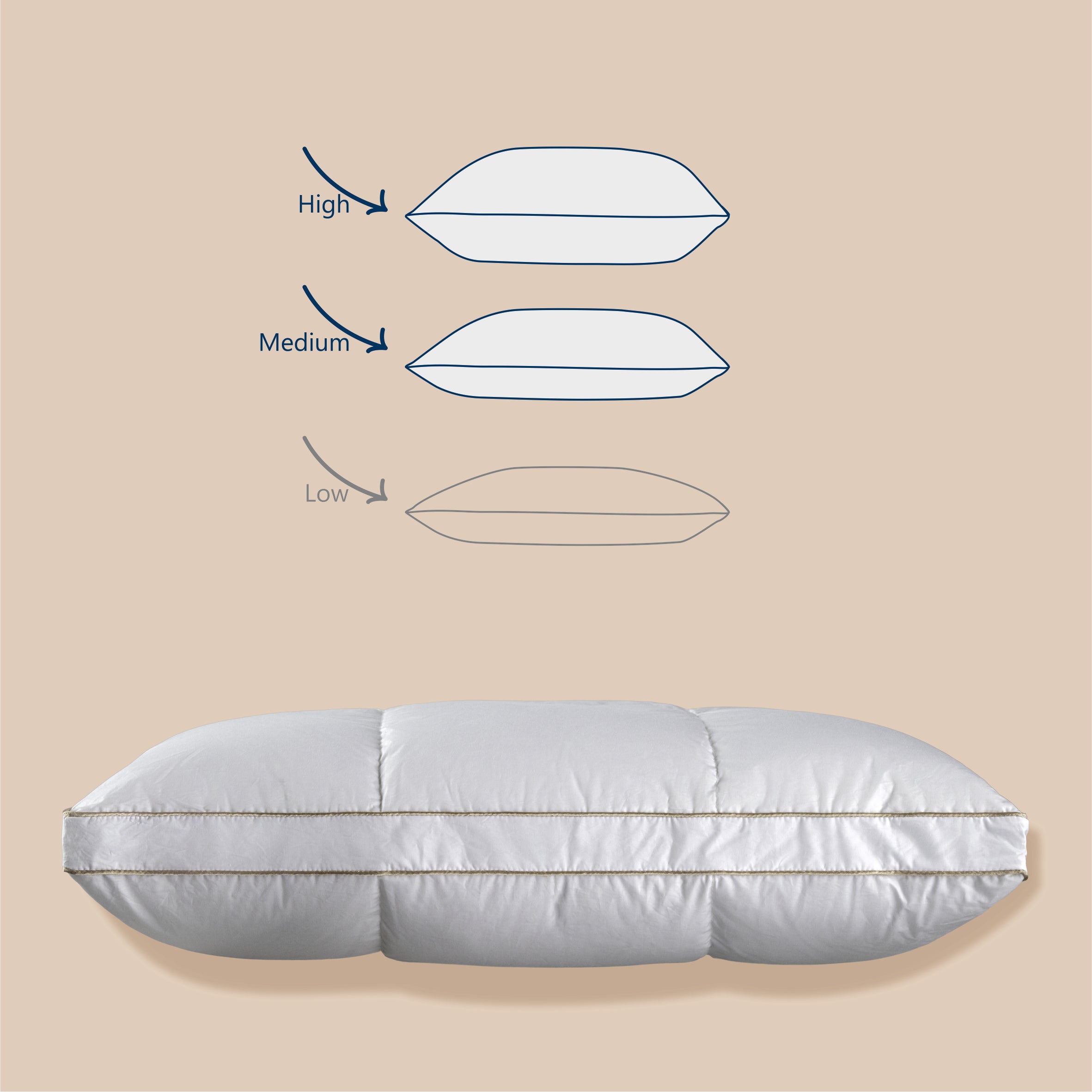 Perna Best Sleep Mosaic, husa detasabila, puf 30%, pana 70%