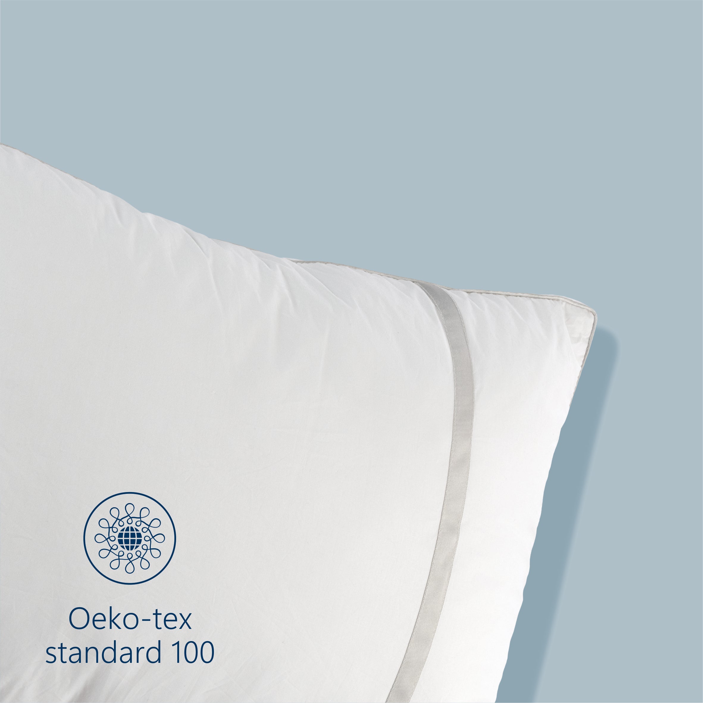 Set 2 Perne Best Sleep, Satin Touch, fibra siliconizata, antialergica + Cadou 2 Huse perna