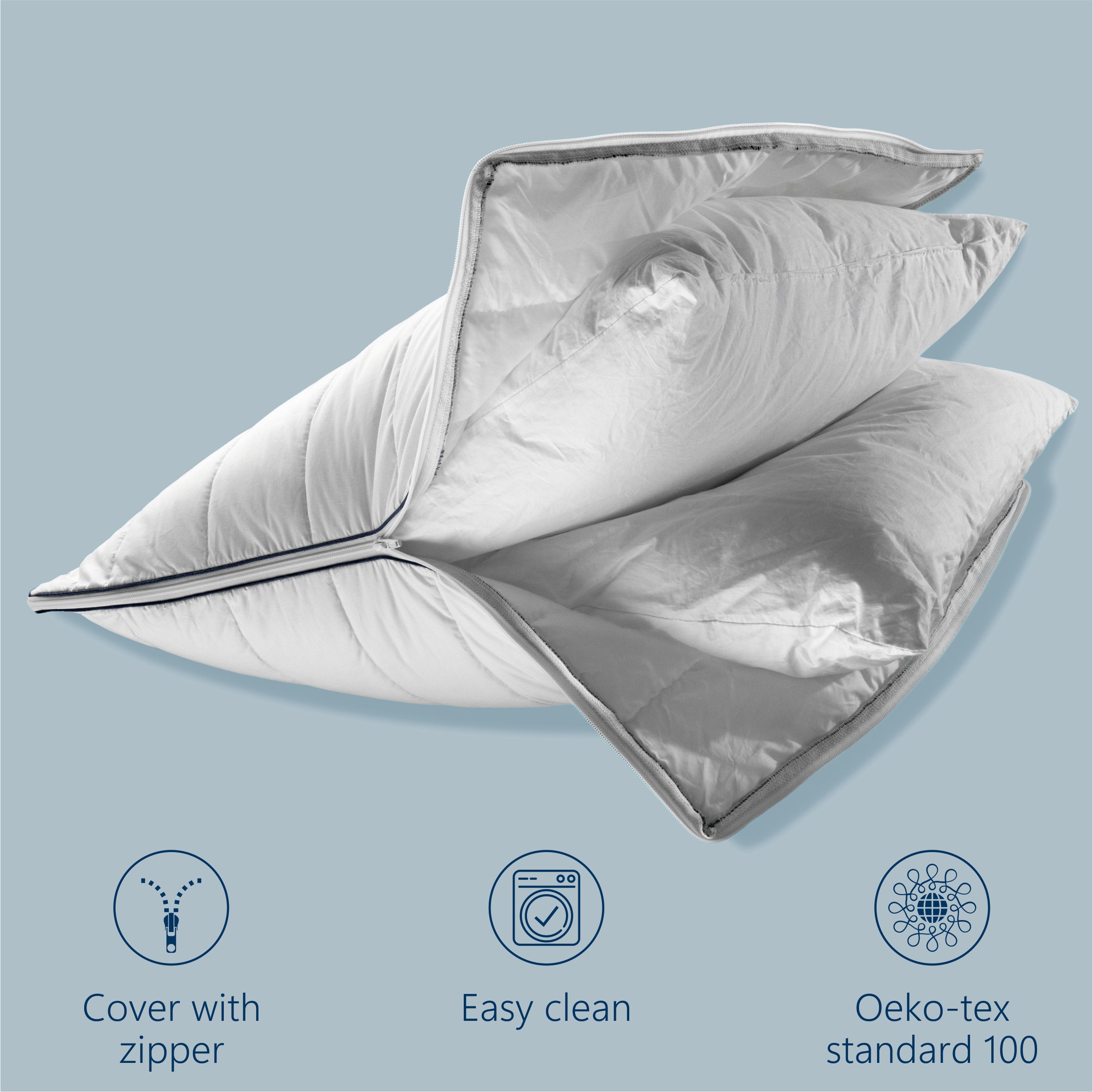 Perna Best Sleep Dreamline, fibra siliconizata, antialergica, inaltime reglabila