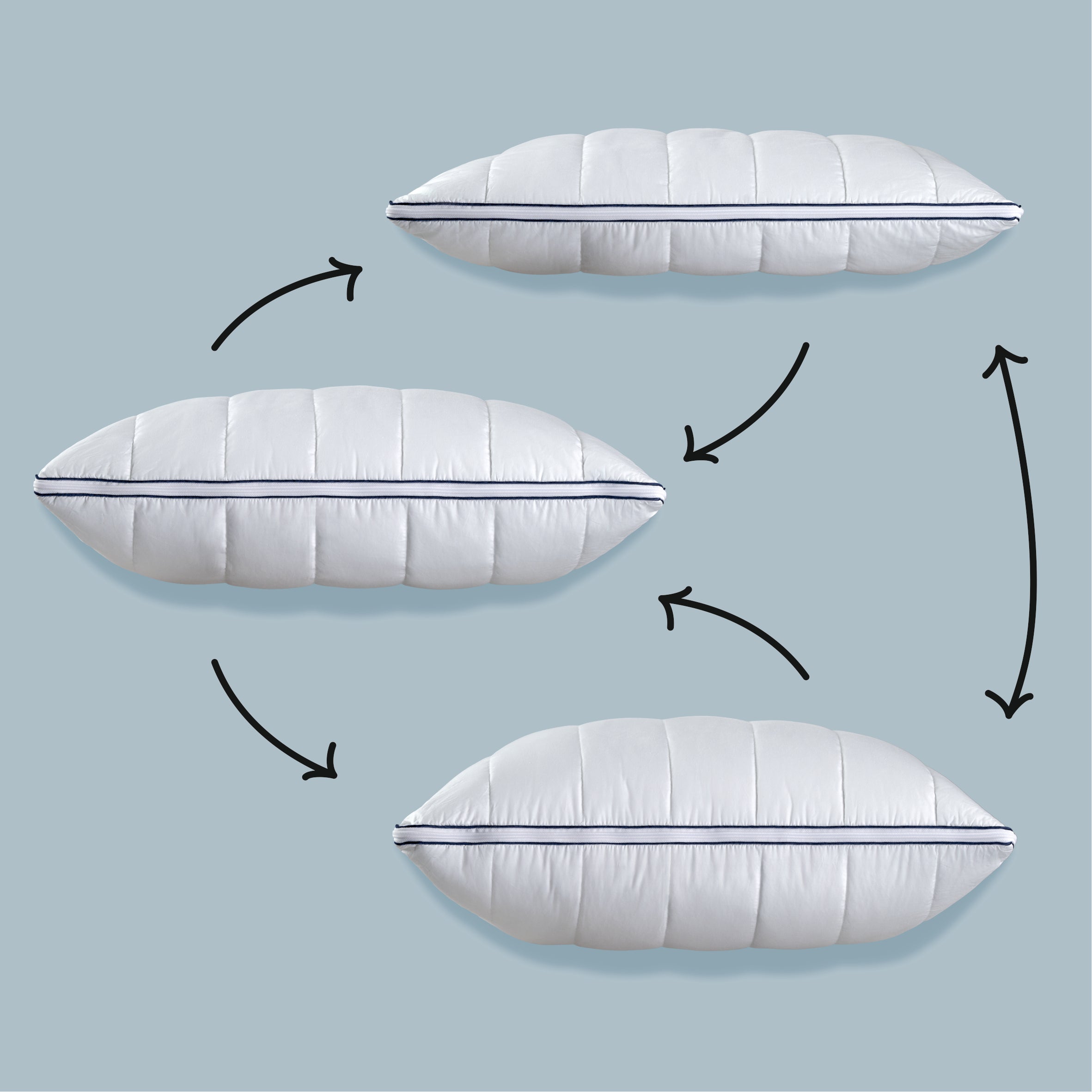 Perna Best Sleep Dreamline, fibra siliconizata, antialergica, inaltime reglabila