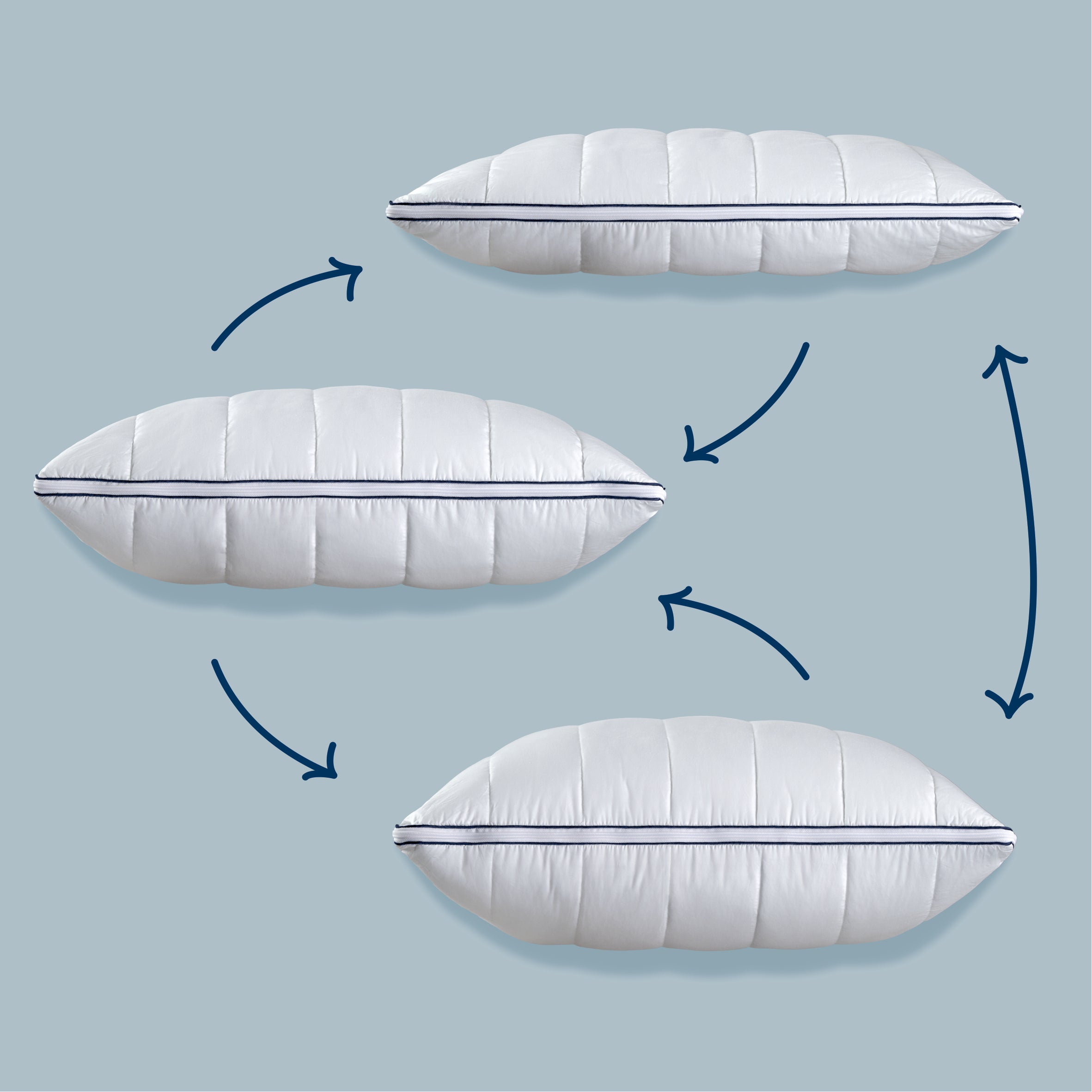 Perna Best Sleep Dreamline, fibra siliconizata, antialergica, inaltime reglabila