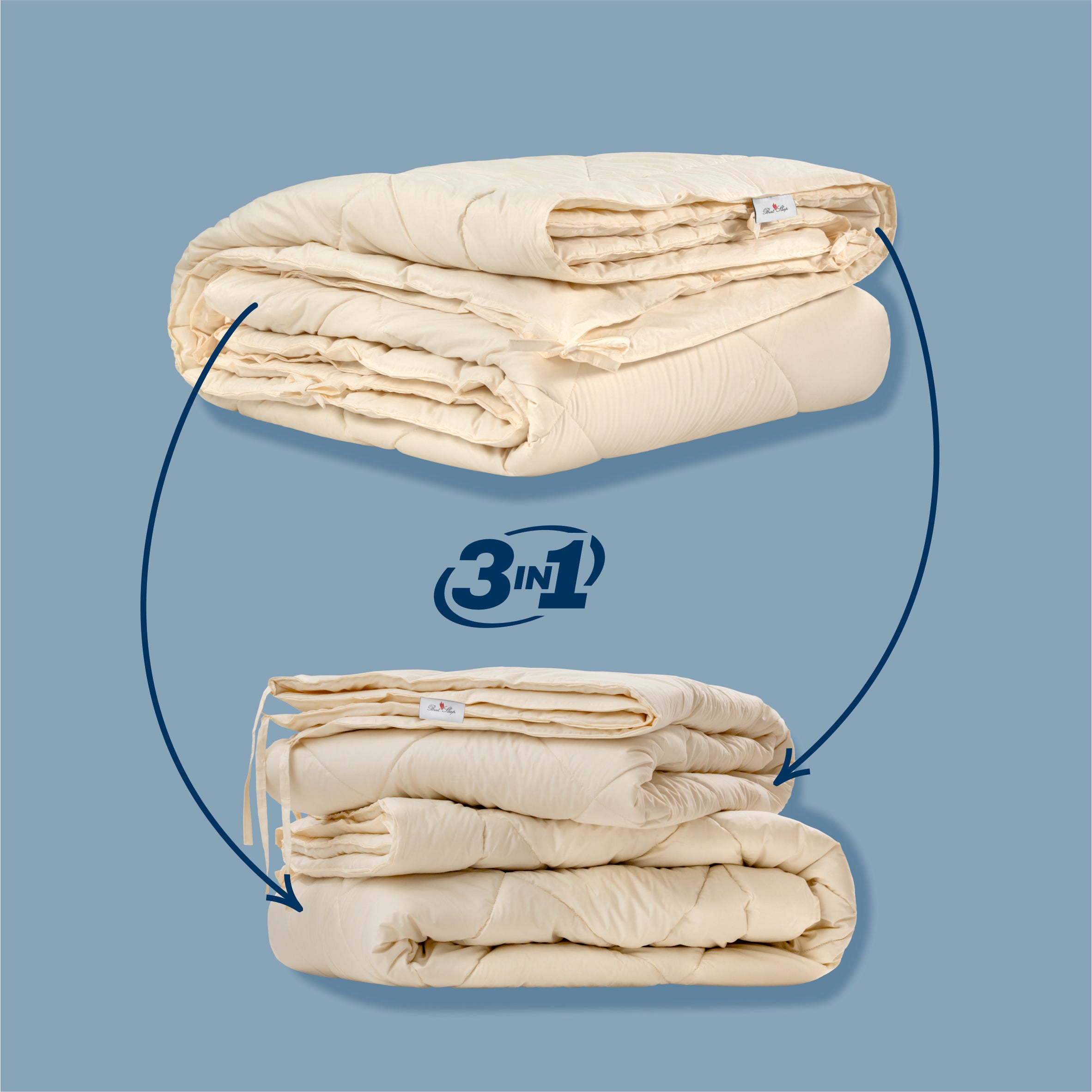 Pilota iarna Best Sleep ComfortWool Duo, umplutura lana