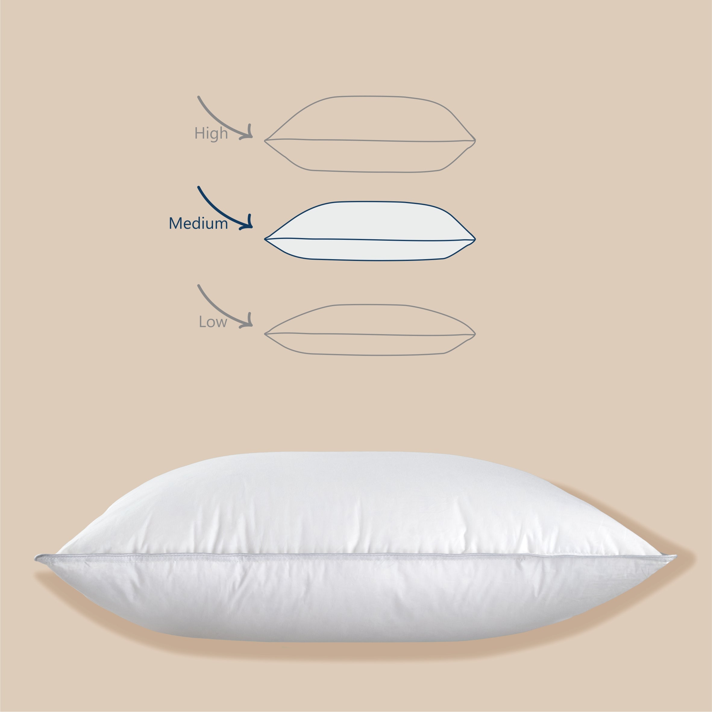 Perna Best Sleep Pure Sleep, 50% puf si 50% pana
