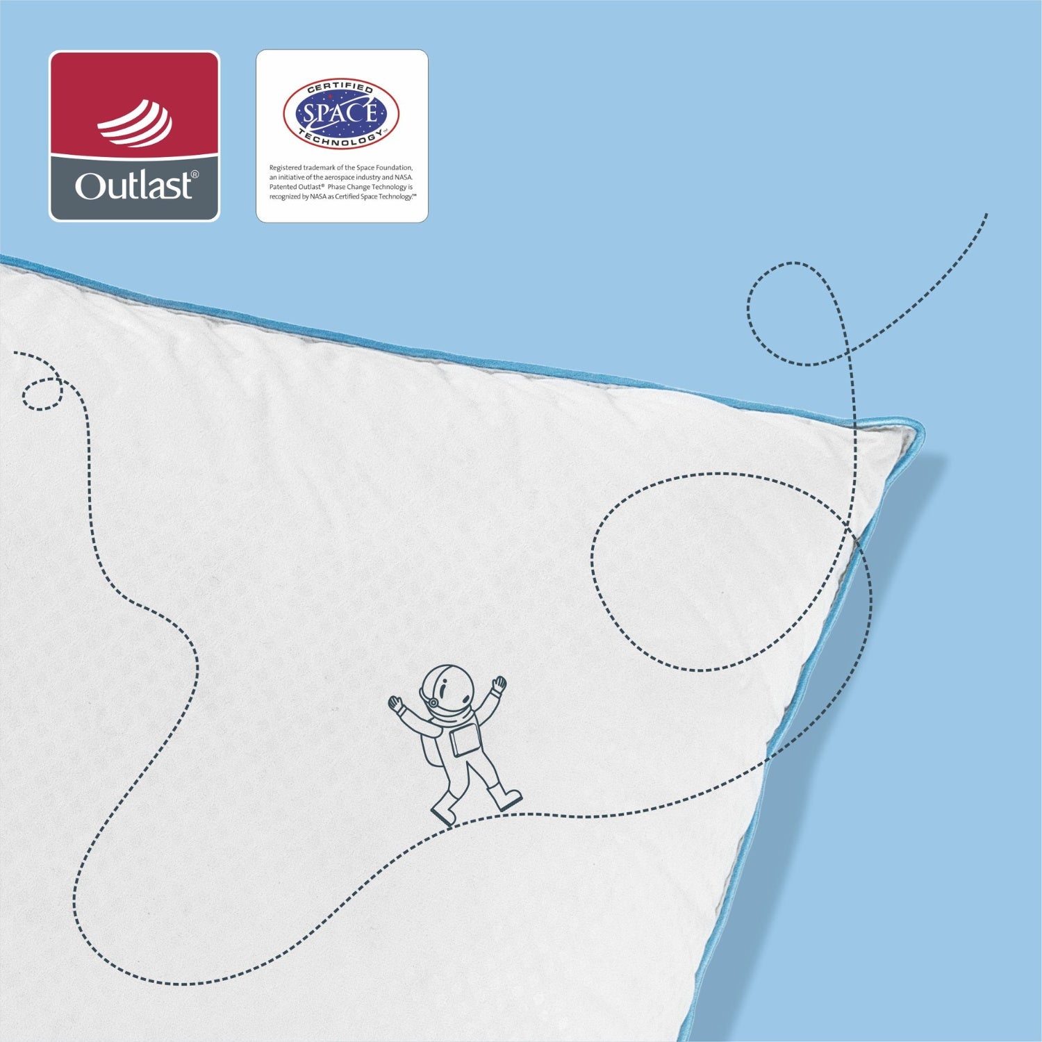 Perna "Cool Breeze" din Pene si Puf de Gasca 50x70 cm