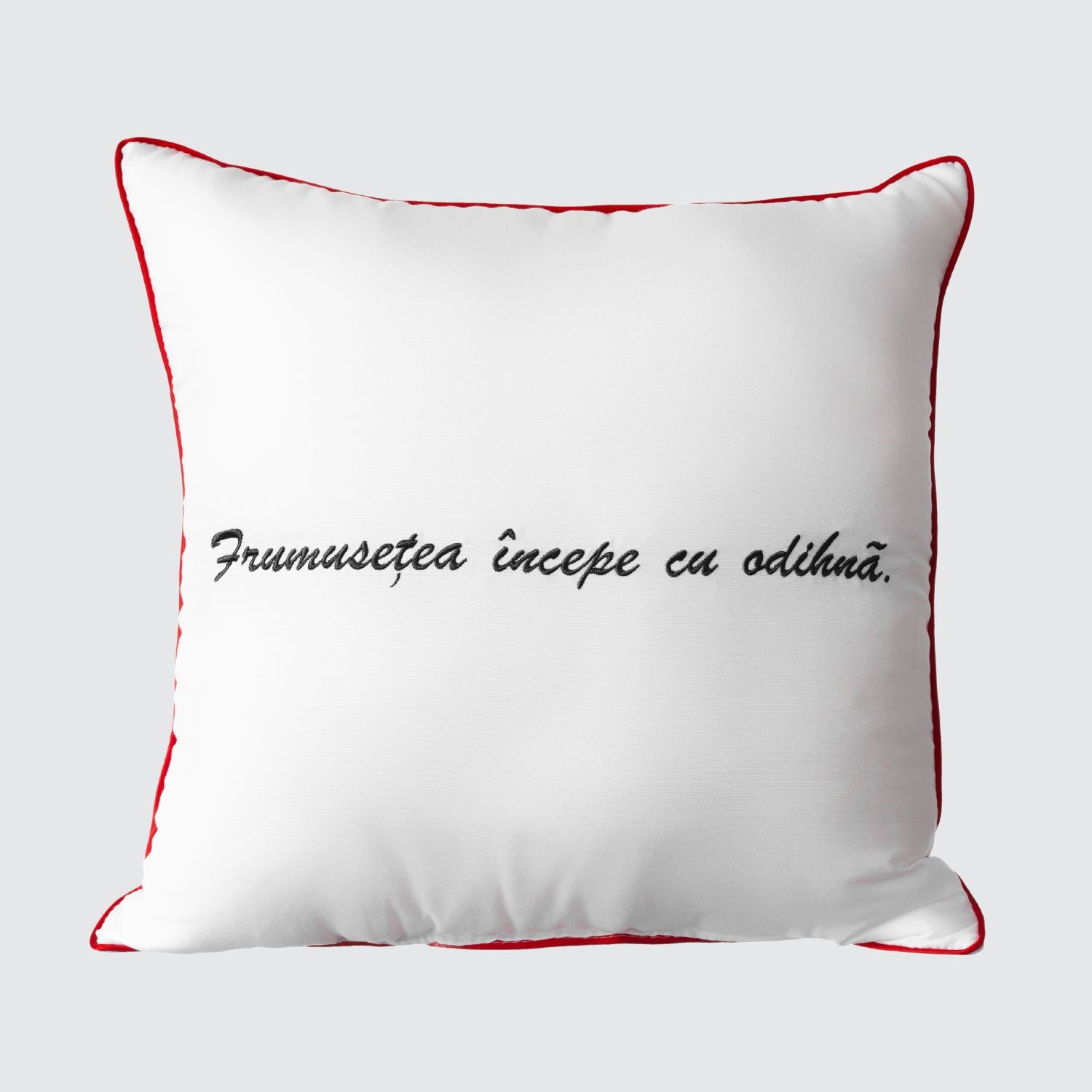 Perna Decorativa "Frumusetea incepe cu odihna"