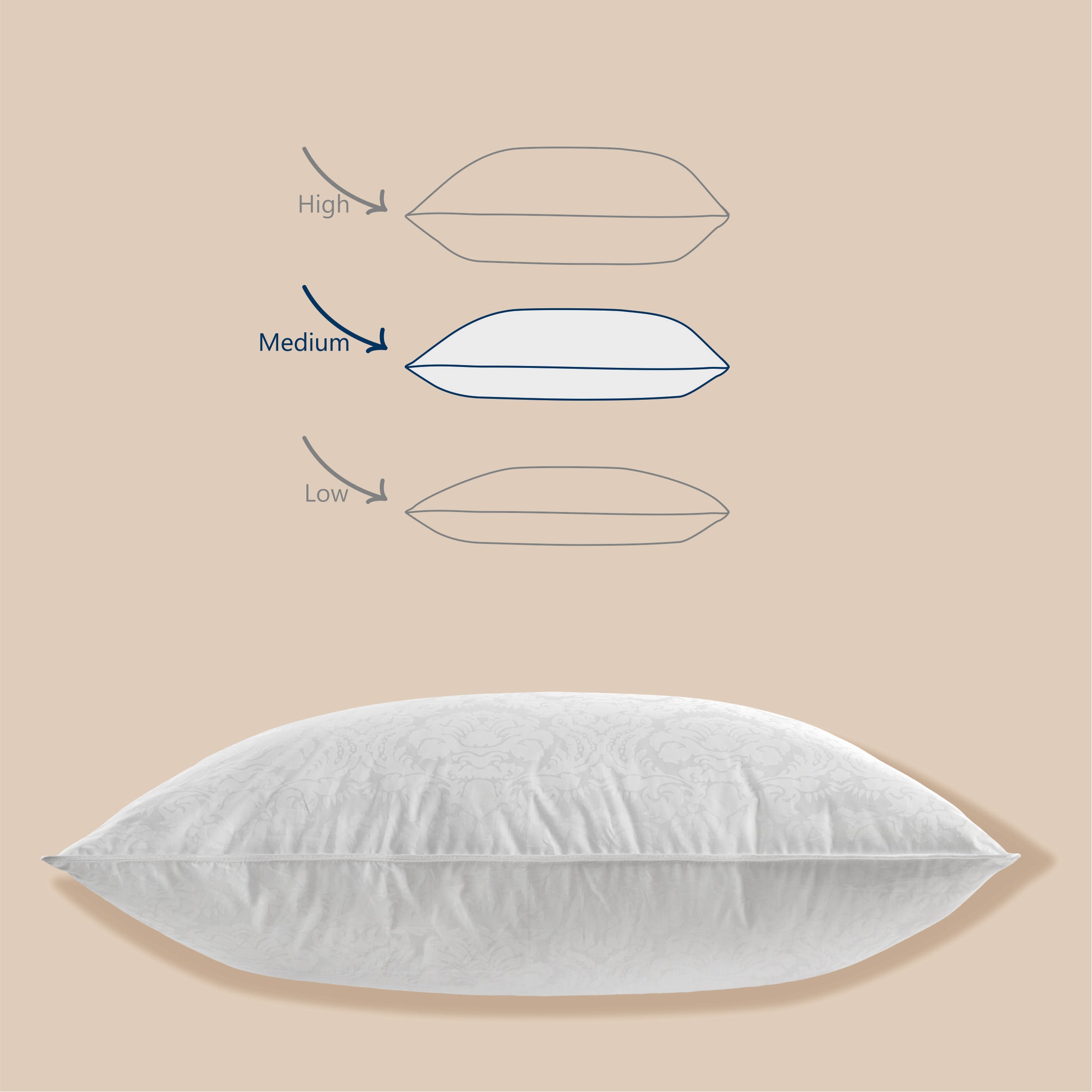 Perne Best Sleep Royal, 100% puf gasca