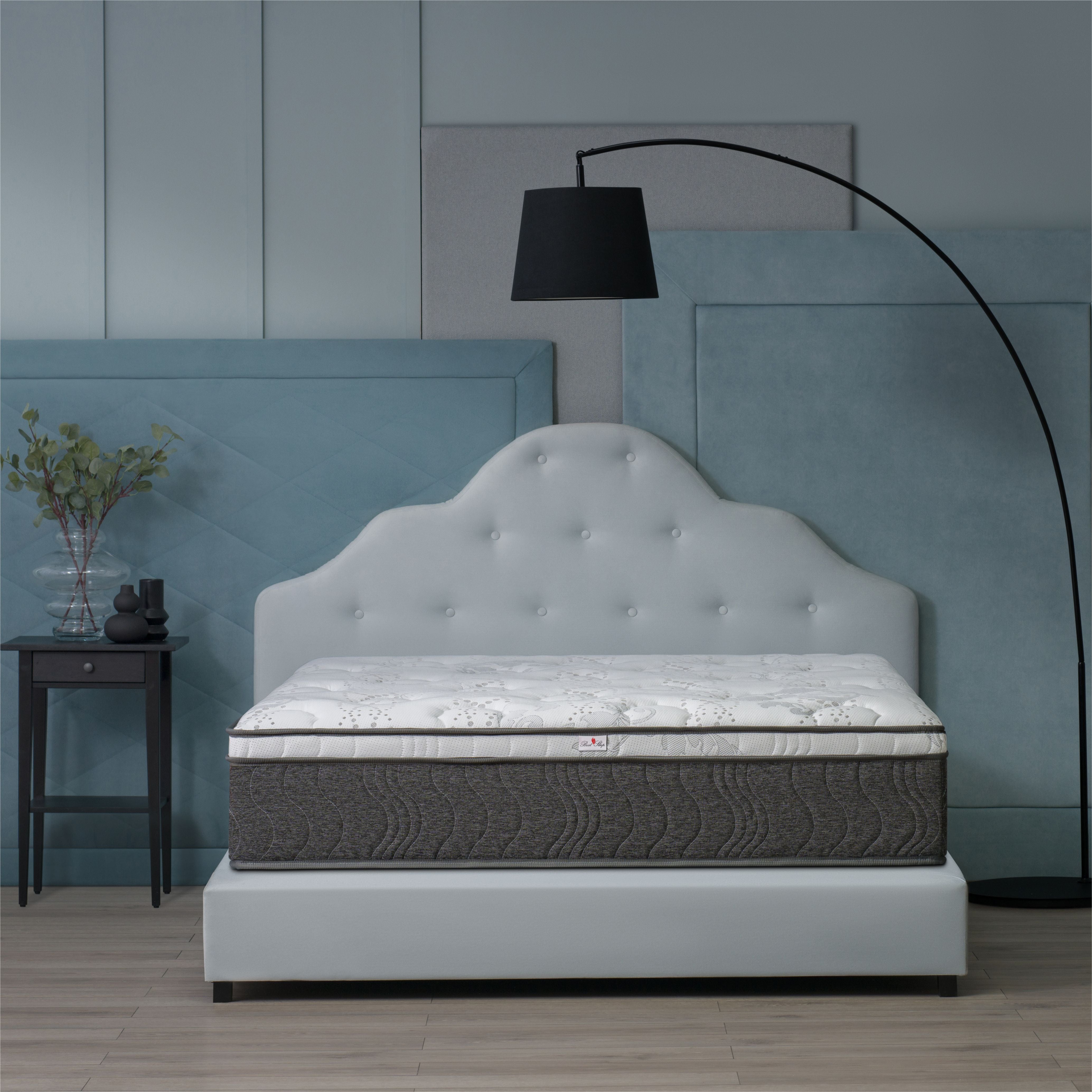Saltea cu Memorie Relaxation Corner Bordeaux, 26cm, Spuma Poliuretanica, Hipoalergenica