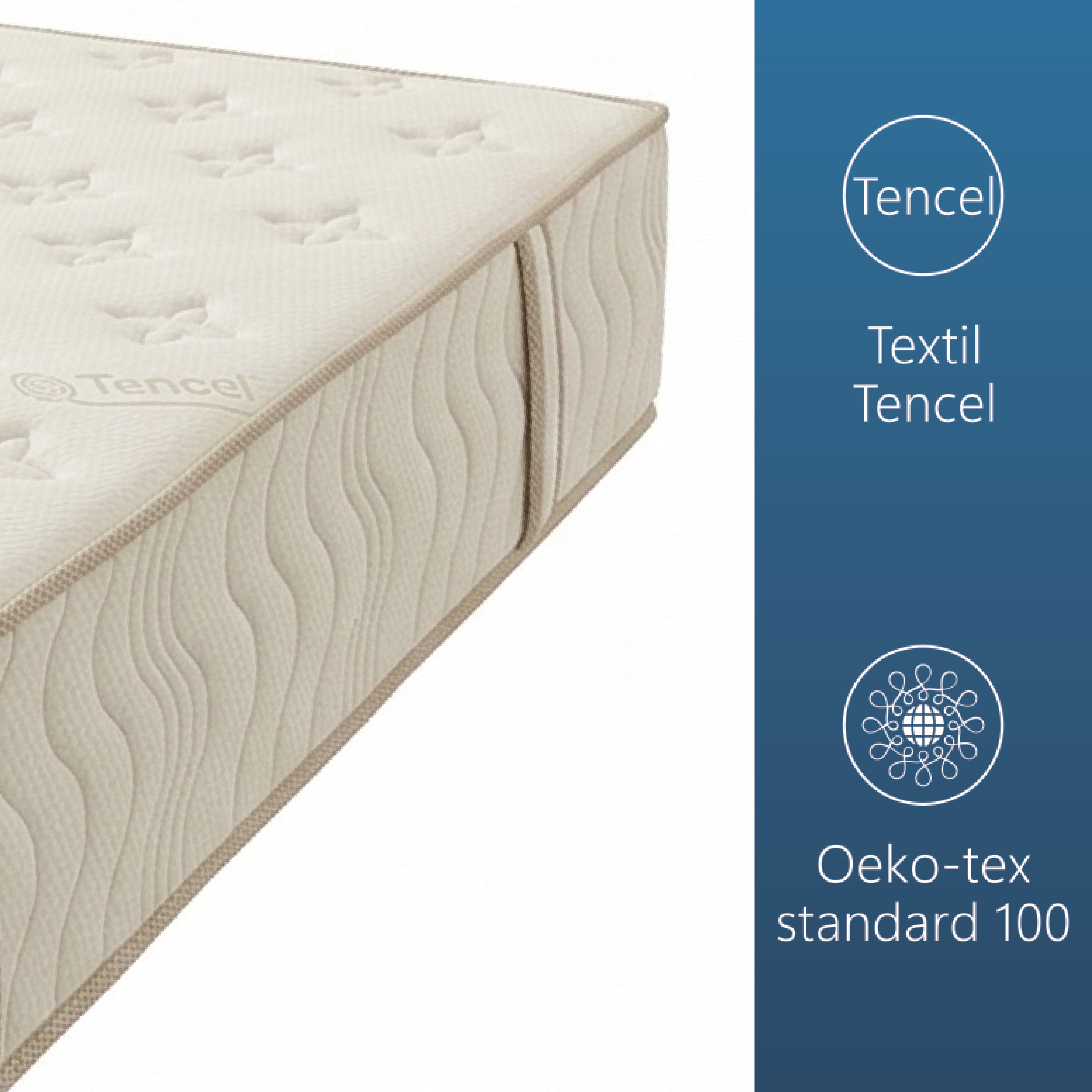 Saltea reversibila cu Arcuri Pocket Best Sleep OrthoComfort, 32cm, memory, textil tencel
