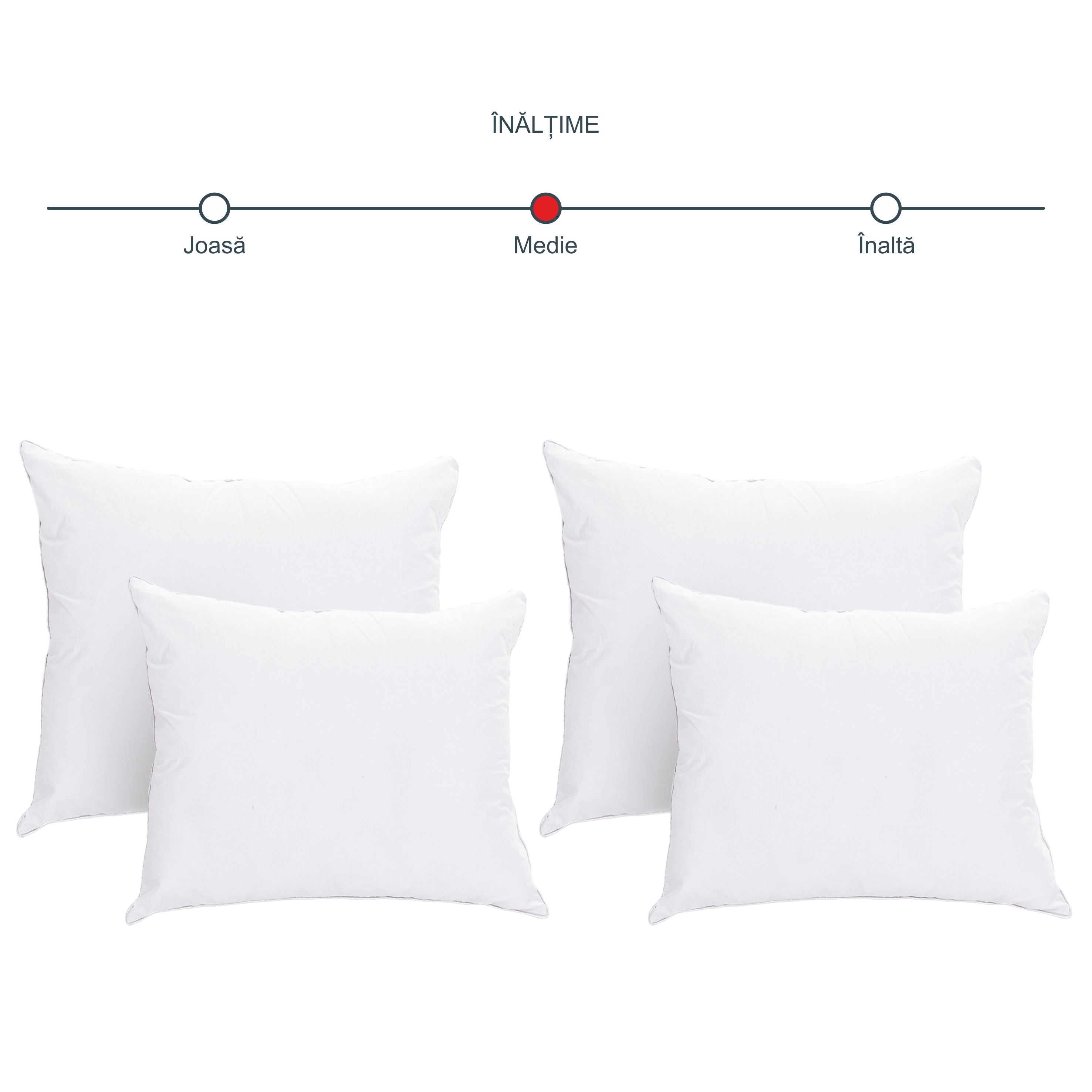 Set 2+2 Perne Antialergice, cu Microfibra