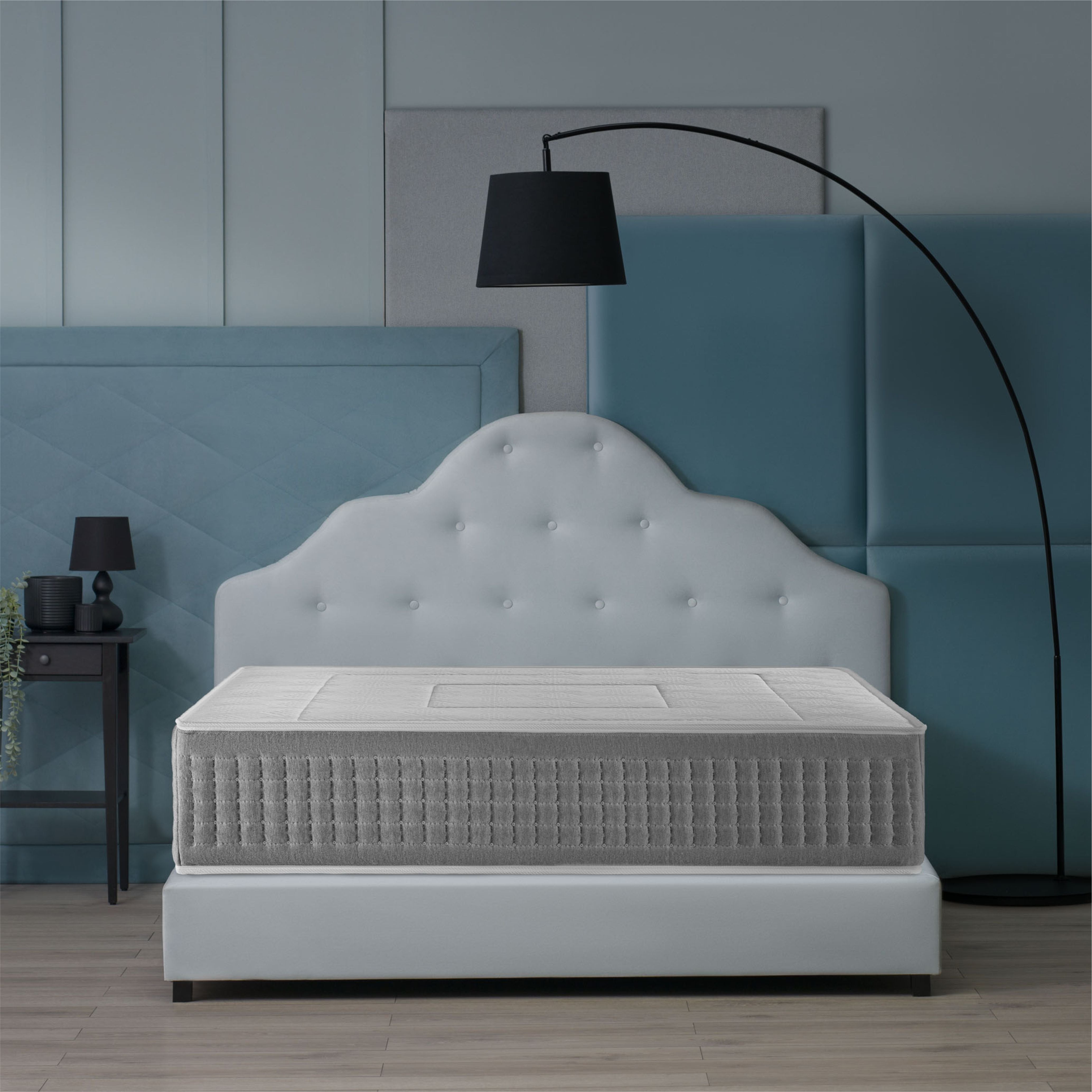 Saltea superortopedica Best Sleep Active, Arcuri Pocket, spuma high resilience, spuma memory, 7 zone de confort, fermitate medie, inaltime 34 cm