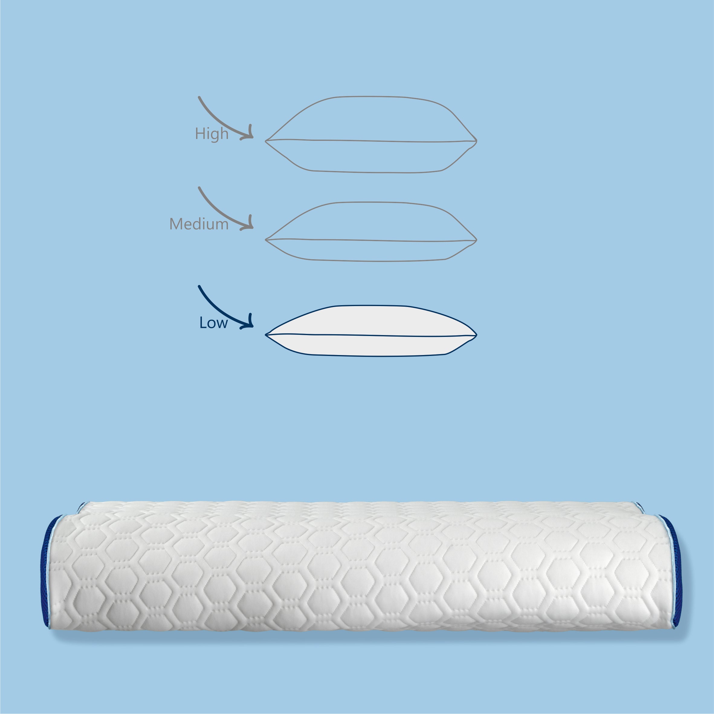 Perna Best Sleep, SensIce, latex, anatomica, husa detasabila