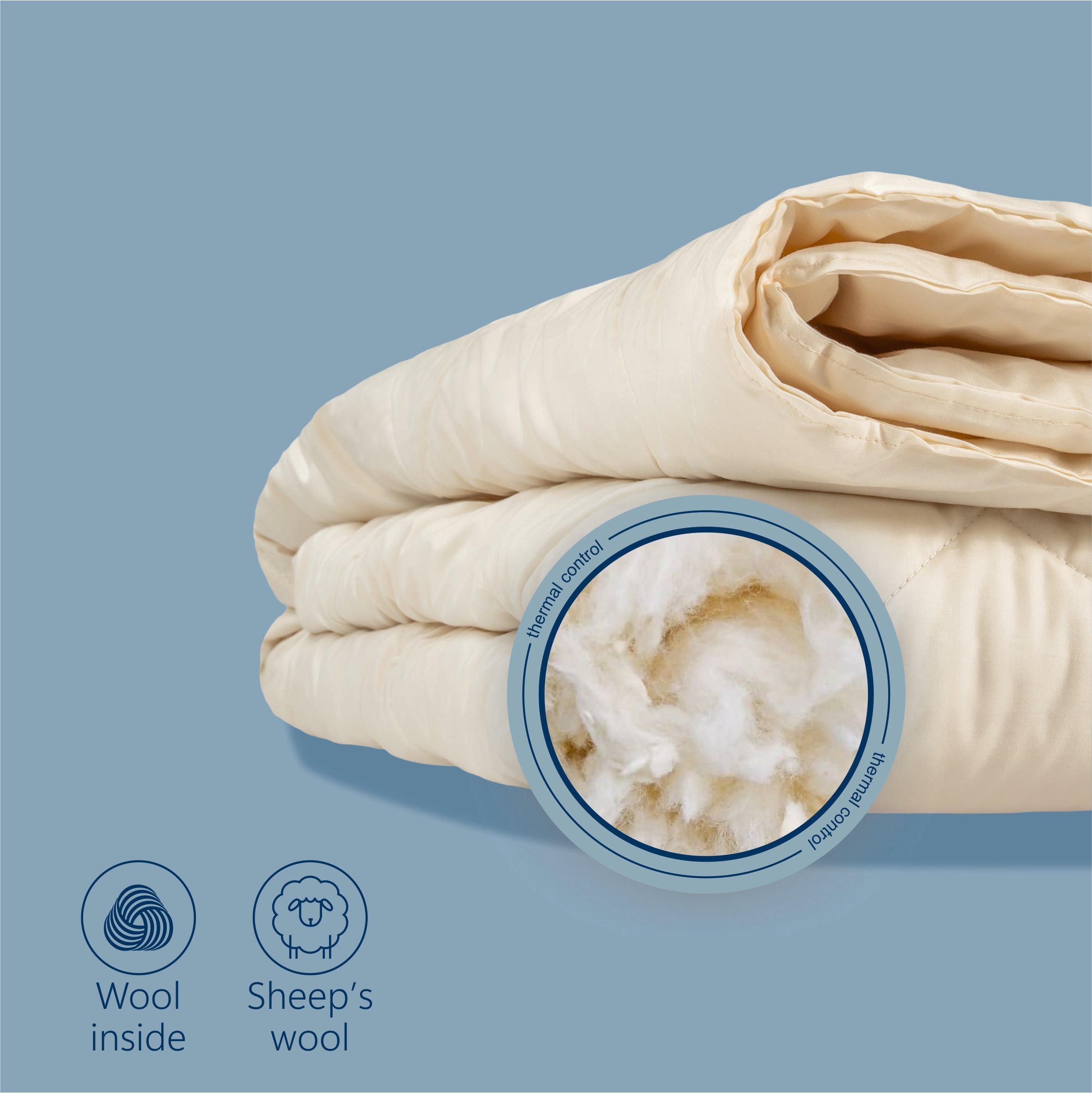 Pilota iarna Best Sleep ComfortWool, umplutura lana